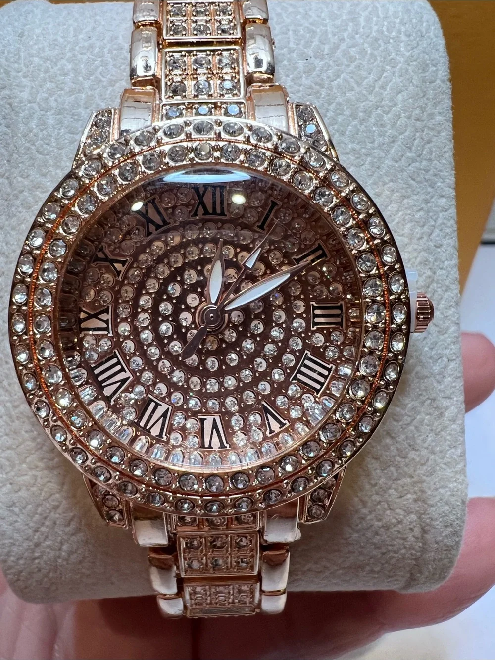 Rose Gold CZ Women's Fashion Watch